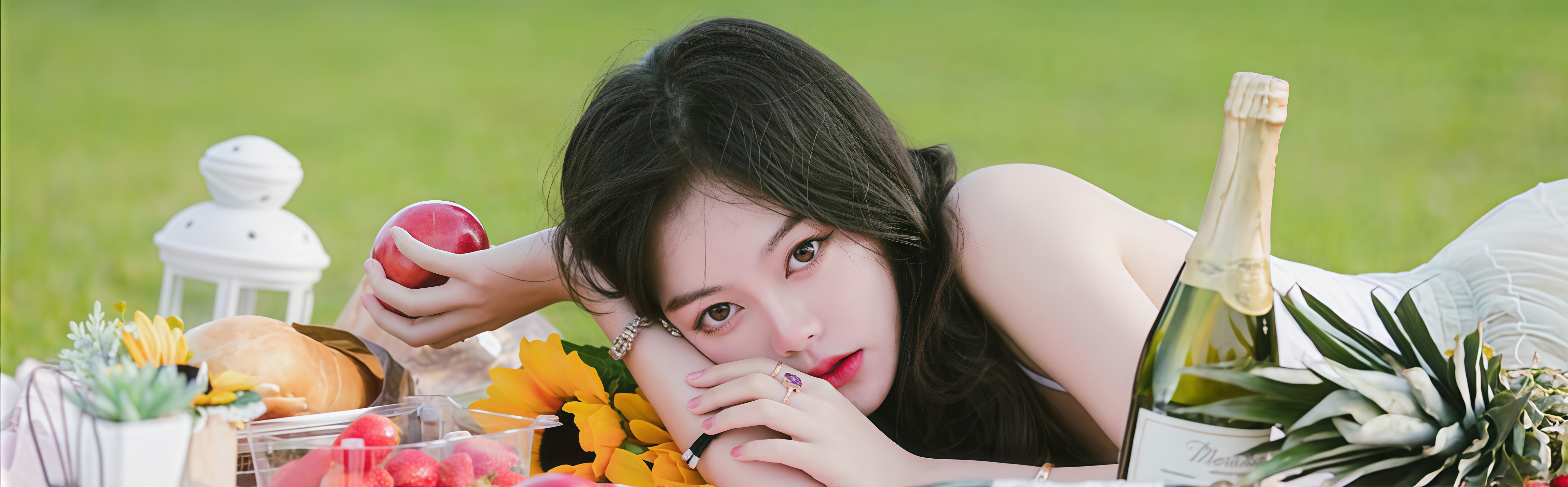 每日大赛吃瓜指网络流行文化中围观热点八卦的娱乐方式，源自“吃瓜群众”梗，象征事不关己、高高兴兴看热闹。